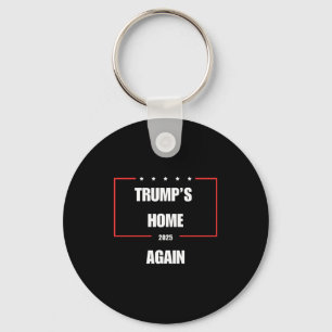 Trump's Home Again 2025 Key Ring