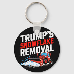 Trump's Snowflake Removal Bold Conservative Statem Key Ring