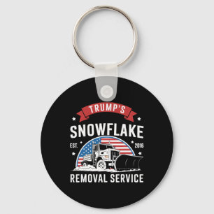 Trump's Snowflake Removal Service Christmas Versio Key Ring