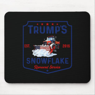 Trump's Snowflake Removal Service Funny Trump 2024 Mouse Mat