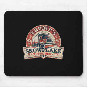 Trumps Snowflake Removal Service Funny Trump Vinta Mouse Mat