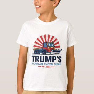 Trump's Snowflake Rmoval Service Funny Donald Trum T-Shirt