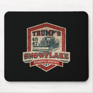 Trump's Snowflake Rmoval Service Funny Trump Chris Mouse Mat