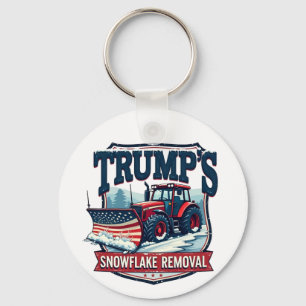 Trump's Snowflake Rmoval Service Inauguration Day Key Ring