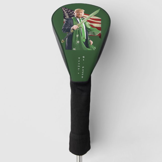 Trump's St. Paddy Golf Head Cover (Front)