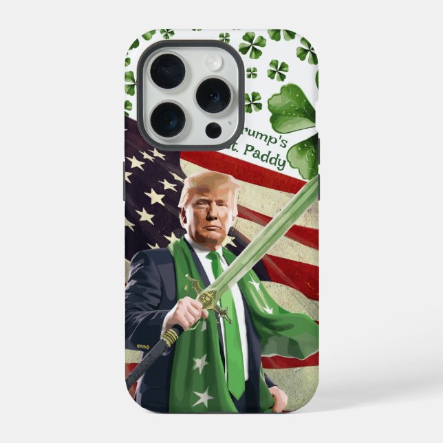 Trump's St. Paddy iPhone Case (Back)