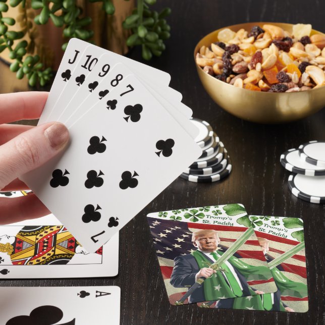 Trump's St. Paddy Playing Cards (In Situ)