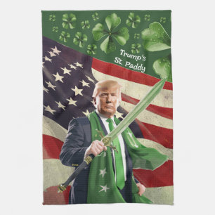 Trump's St. Paddy Tea Towel