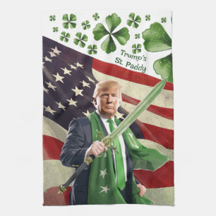 Trump's St. Paddy Tea Towel