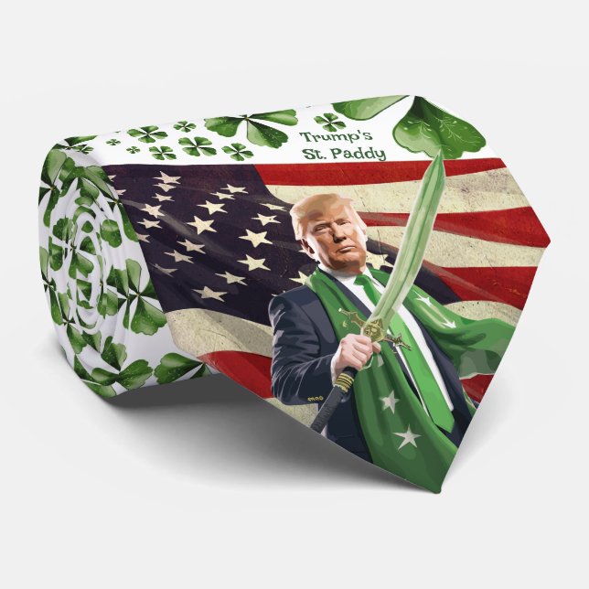 Trump's St. Paddy Tie (Rolled)