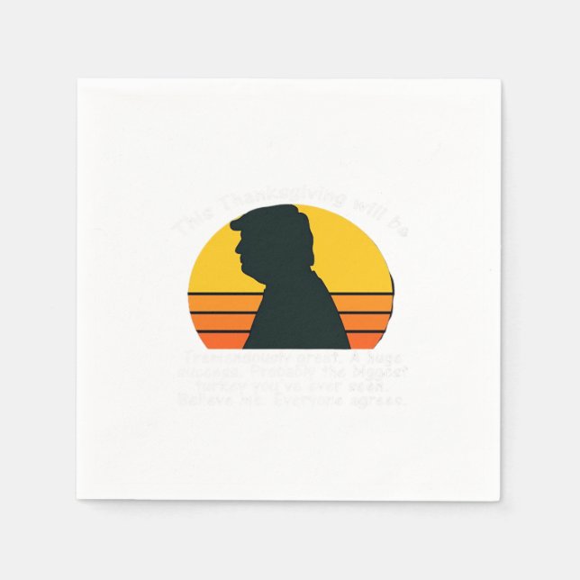 Trumpsgiving Design Napkin (Front)