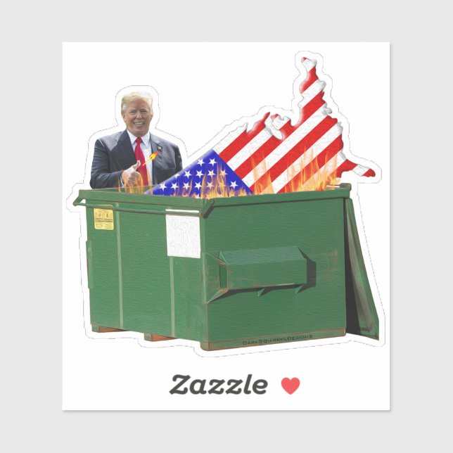 Trumpster Fire (oil painting texture) (Sheet)