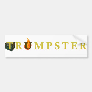 Trumpster Sticker For Dumpsters
