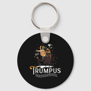 Trumpus We Get The Christmas We Deserve Trump Kram Key Ring