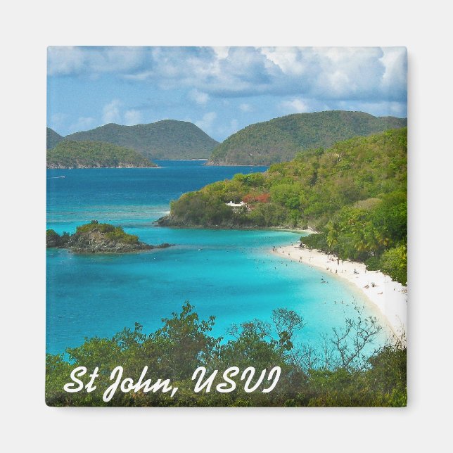 Trunk Bay, St John USVI Magnet (Front)