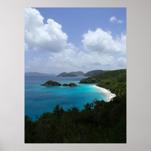 Trunk Bay, St. John, USVI Poster (Front)