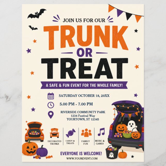 Trunk or Treat Flyer (Front)