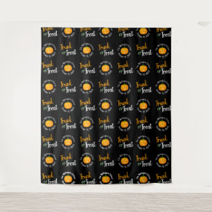 Trunk or Treat Halloween Step and Repeat Backdrop Tapestry