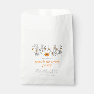 Trunk or Treat Modern Chic Halloween Party Favour Bags