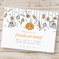 Trunk or Treat Modern Chic Halloween Party