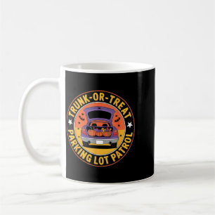 Trunk Or Treat Parking Lot Patrol Squad Halloween Coffee Mug