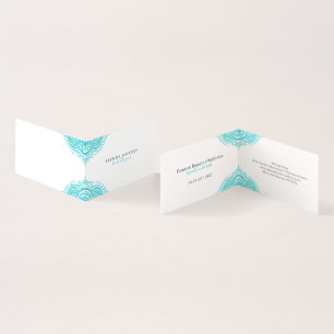Truquoise mandala business card