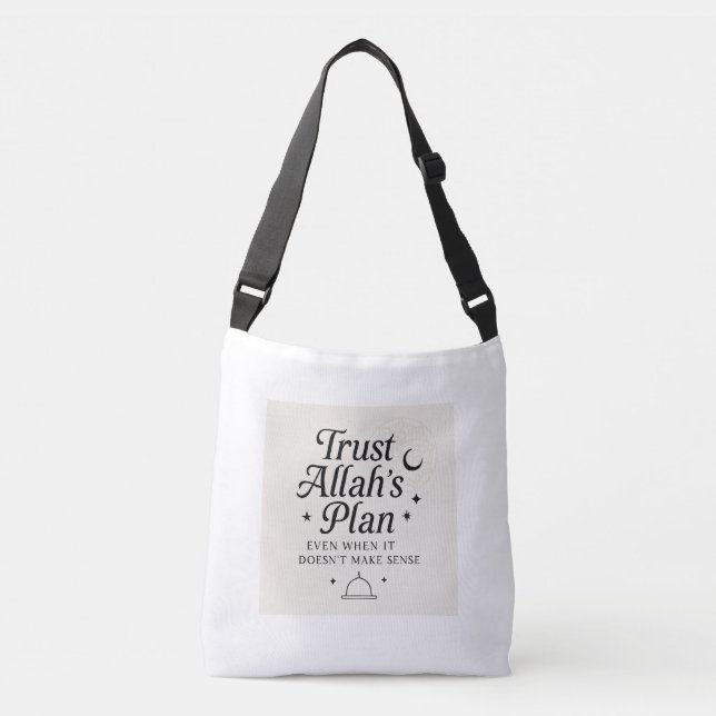  Trust Allah’s Plan Muslim Tote Bag (Front)