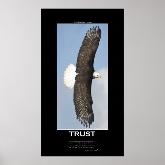 TRUST Bald Eagle Motivational Poster (Front)