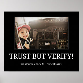 TRUST BUT VERIFY! Poster