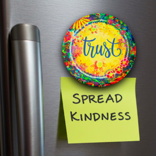 Trust Colourful Fun Inspiring Inspirivity Magnet