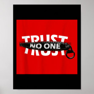 Trust Cool Motivational Illustration Graphic Quote Poster