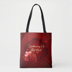 Trust God All-Over-Print Tote Bag, Medium Bag