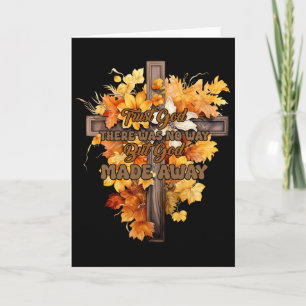 Trust God All Things Are Possible Christian Thanks Card