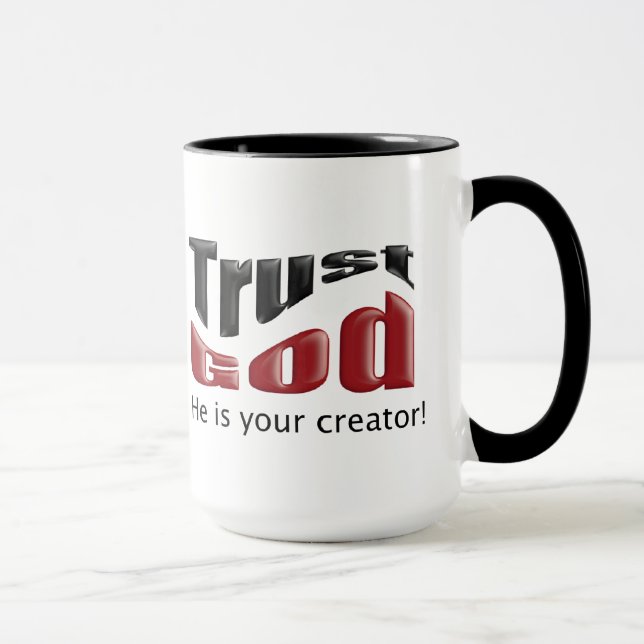 Trust God Mug (Right)