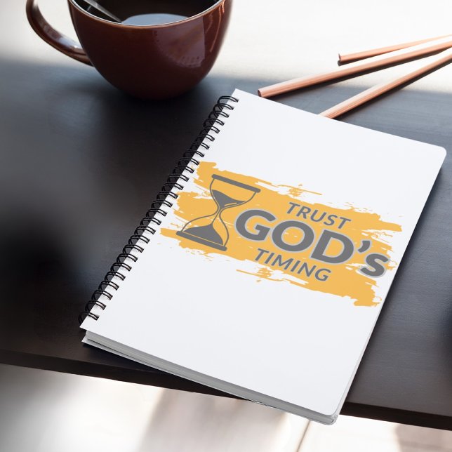 Trust GOD's Timing Faith notebook (Creator Uploaded)