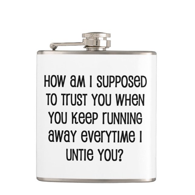 Trust Hip Flask (Front)