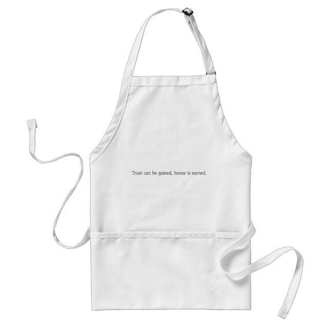 Trust & Honour Standard Apron (Front)