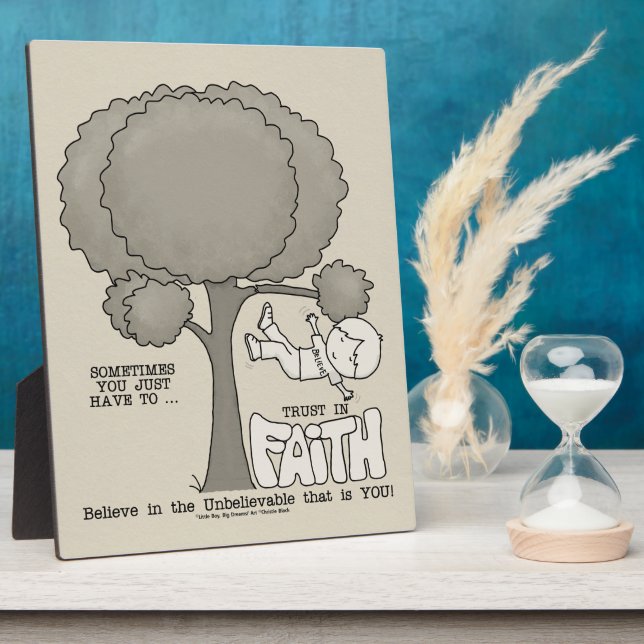 Trust in Faith Plaque (Side)