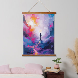 Trust in GOD - Watercolour design 2025 Hanging Tapestry