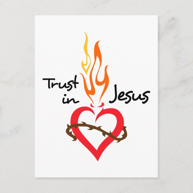 Trust in Jesus Postcard (Front)