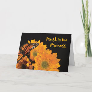 Trust in Process 12 Step Recovery Anniversary Card
