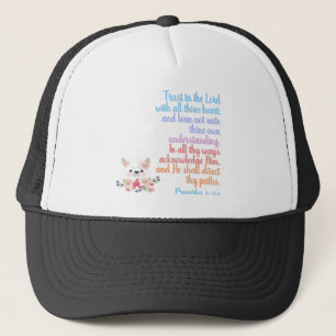 Trust in the Lord Bible Verse Trucker Hat