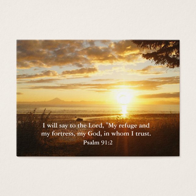 Trust in the Lord Christian Inspiration Card (Front)