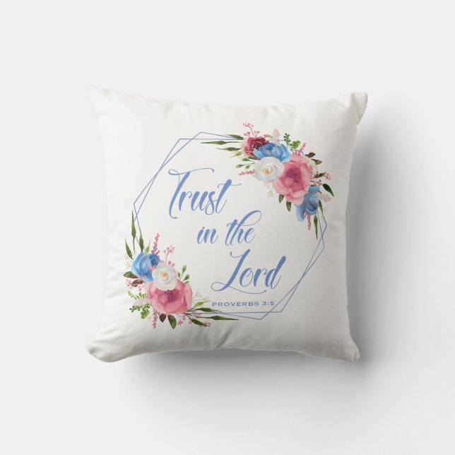 Trust In The Lord Cushion (Front)