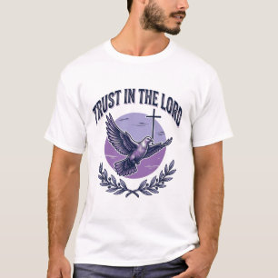 Trust in the Lord Dove Christian T-Shirt Design_1