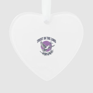 Trust in the Lord Dove Christian T-Shirt Design (2 Ornament