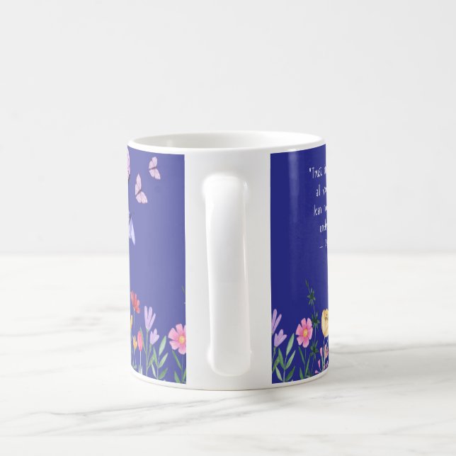 Trust in the Lord” Floral Bible Verse Mug  (Handle)
