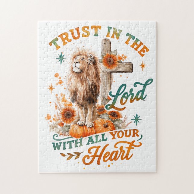 Trust In The Lord...  Jigsaw Puzzle (Vertical)