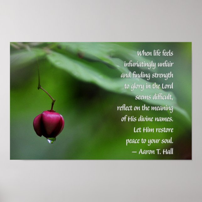 Trust in the Lord Motivational  Poster (Front)