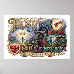 Trust In The Lord - Not Your Own Understanding Poster